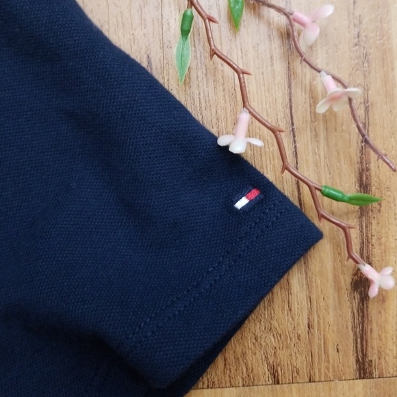 SOLD-Tommy Hilfiger Blue & Pink Polo Sz L - Picture 5 of 5